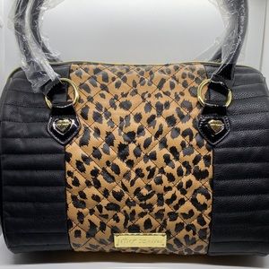 Betsey Johnson Cheetah Print Speedy Bag